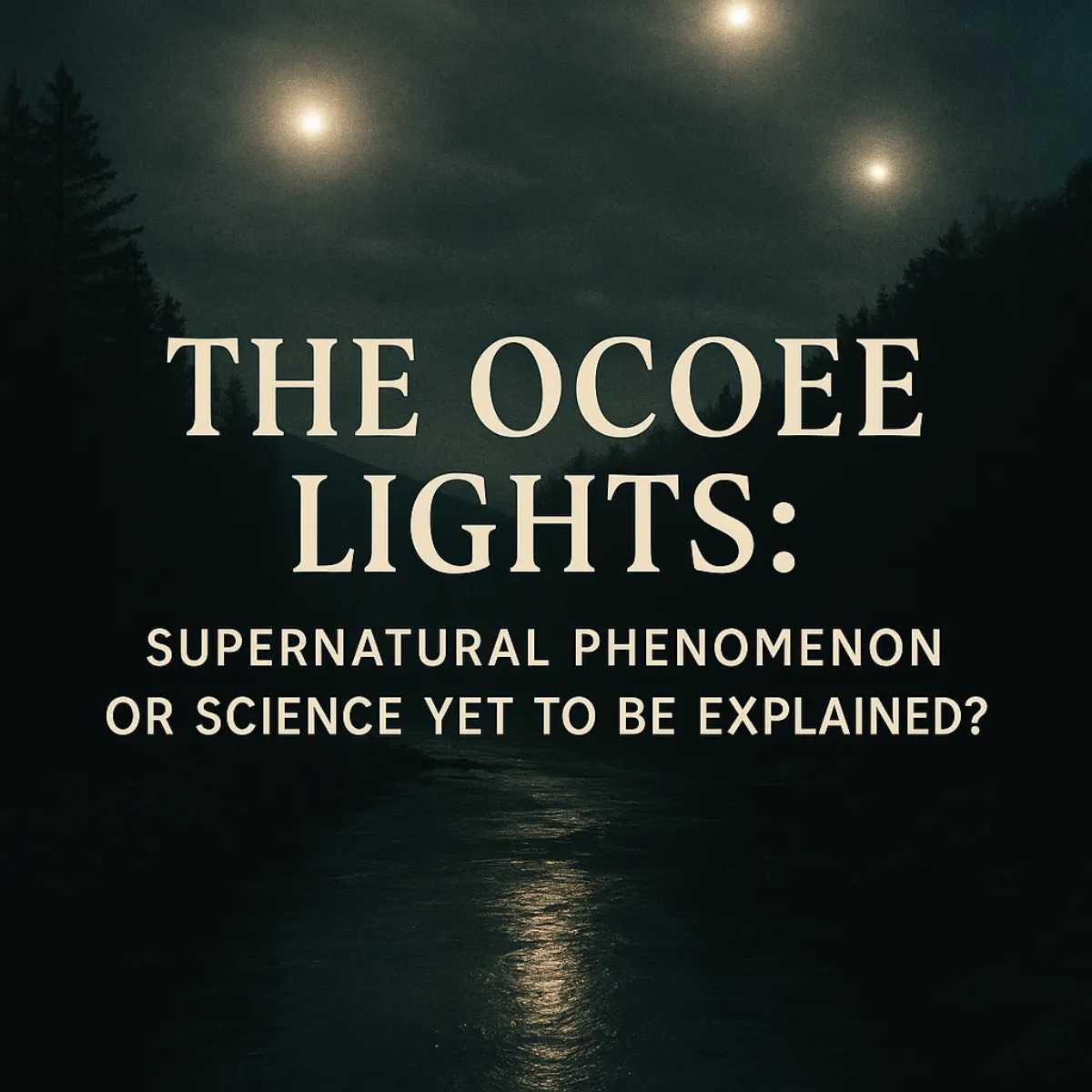 The Ocoee Lights Mystery: Science or Supernatural?