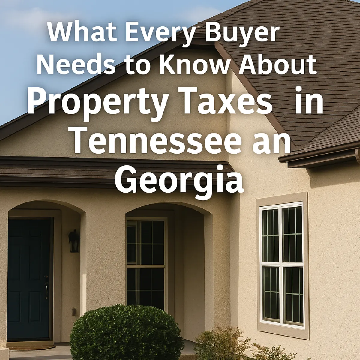 Property Taxes in TN & GA: What Buyers Must Know