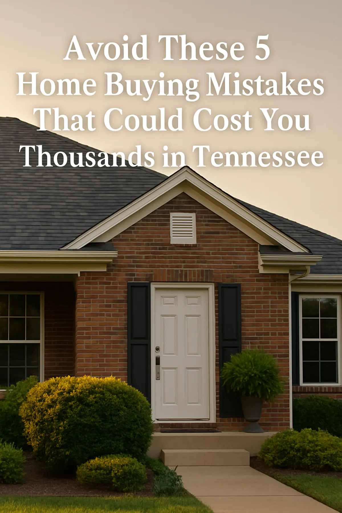 5 Costly Homebuying Mistakes to Avoid in Tennessee