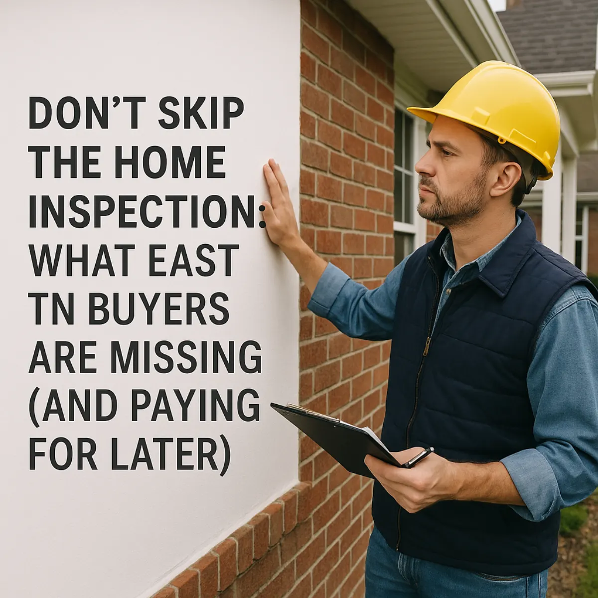 Don’t Skip the Home Inspection in East TN
