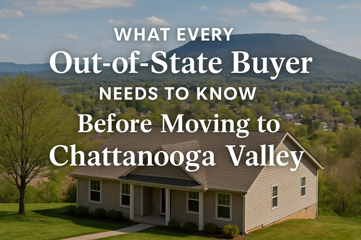What Out-of-State Buyers Need to Know Before Moving to Chattanooga Valley