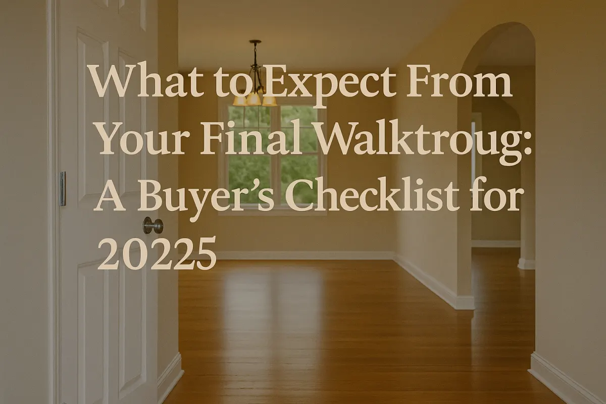 Final Walkthrough Checklist for Buyers in 2025