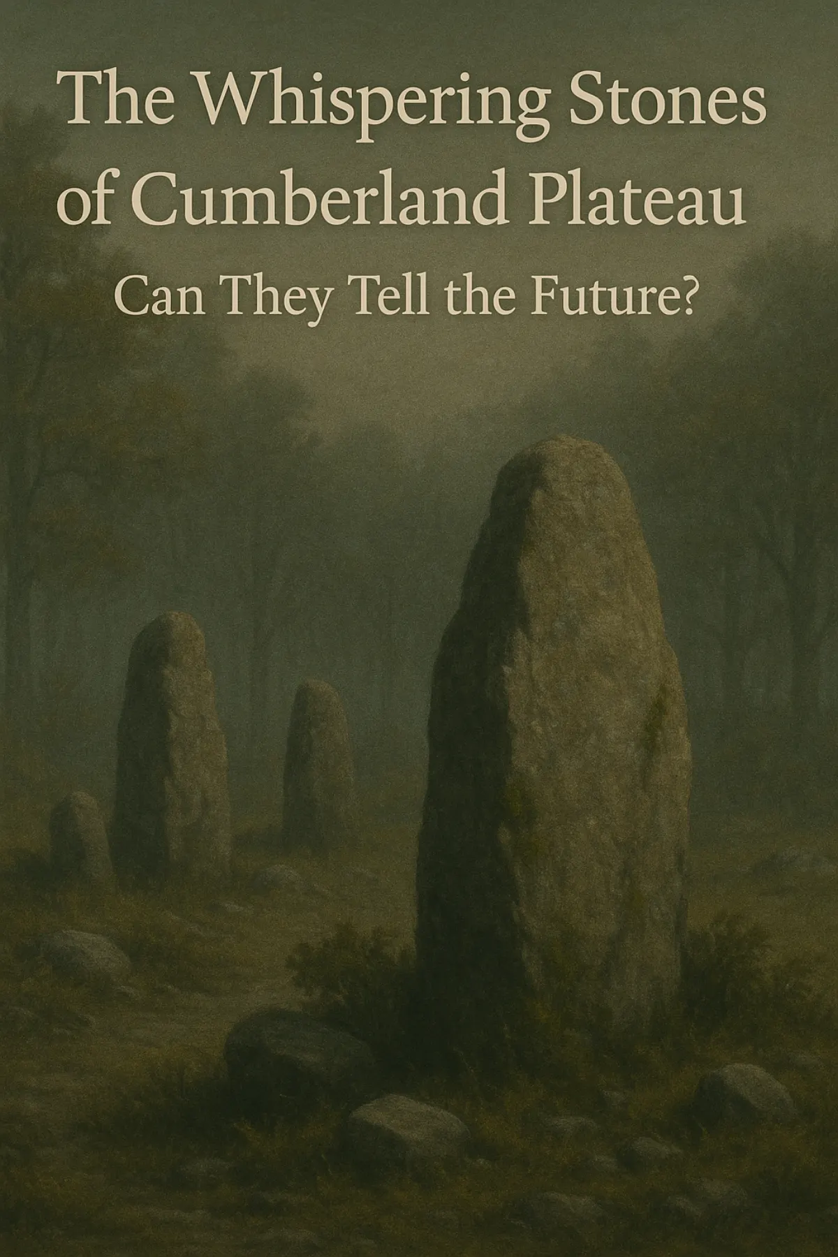 The Whispering Stones of Cumberland Plateau: Can They Tell the Future?