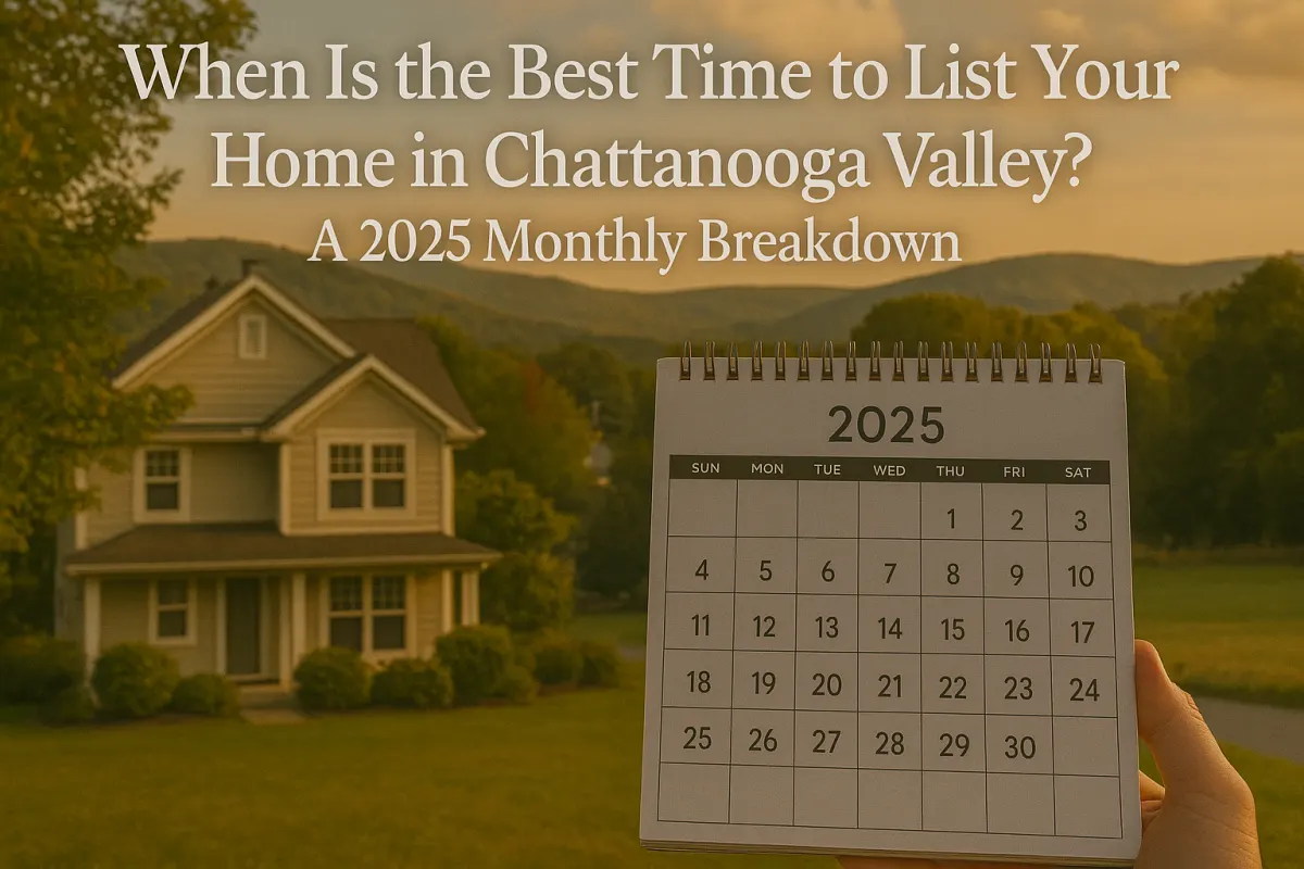  Best Time to List a Home in Chattanooga Valley: 2025 Monthly Guide