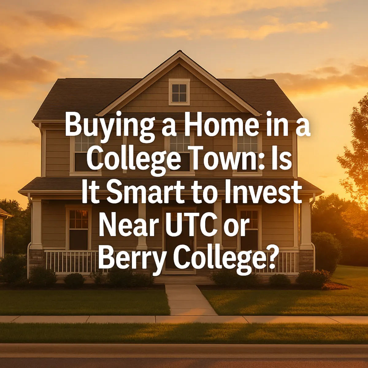 Is Buying a Home Near UTC or Berry College a Smart Investment?