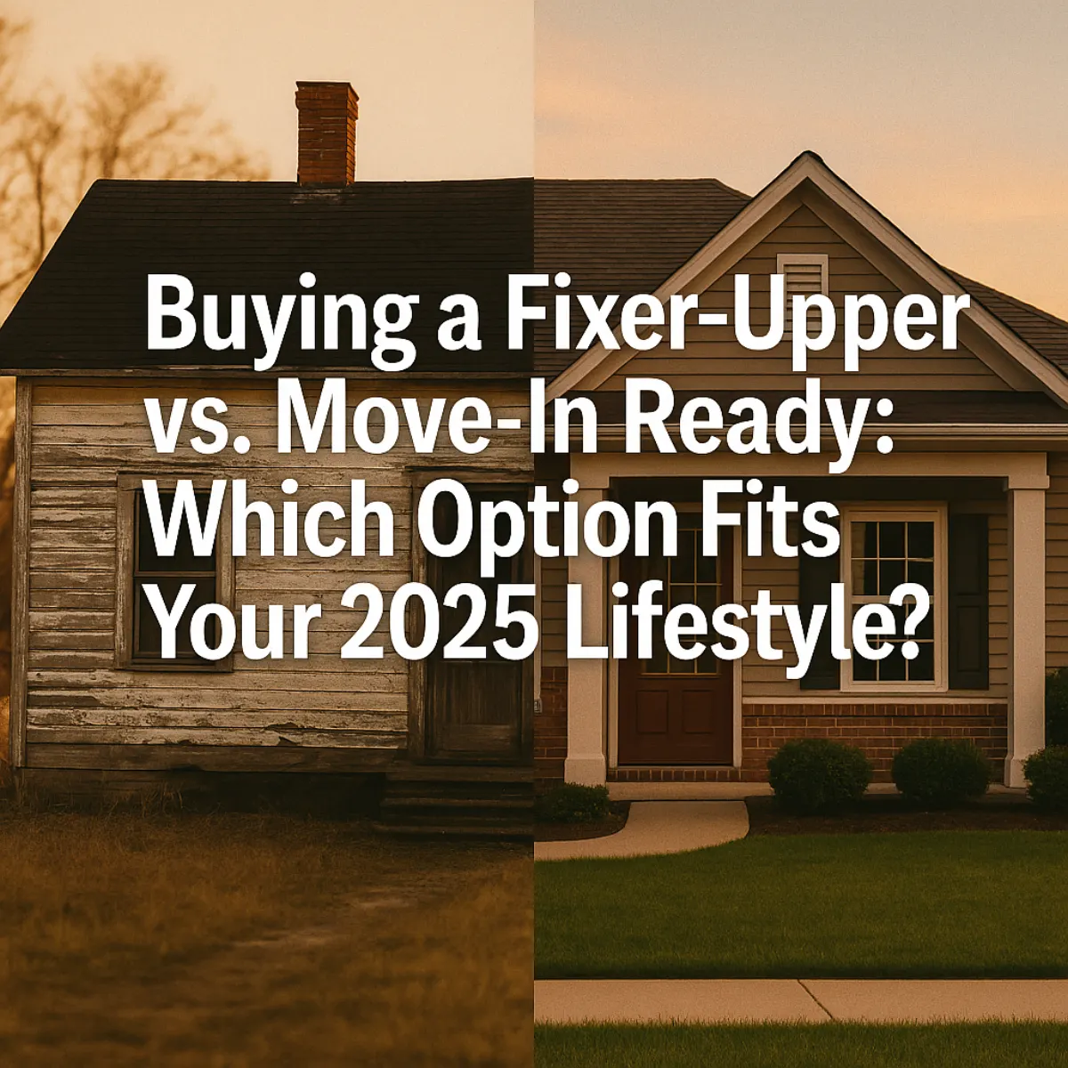 Fixer-Upper vs. Move-In Ready: What’s Right for You in 2025?