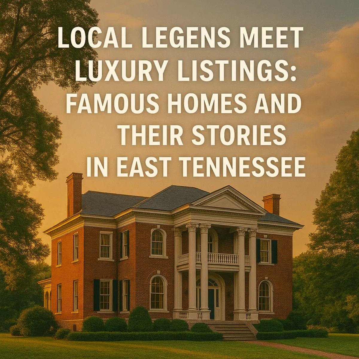 Famous East Tennessee Homes: Luxury Listings with Legendary Stories