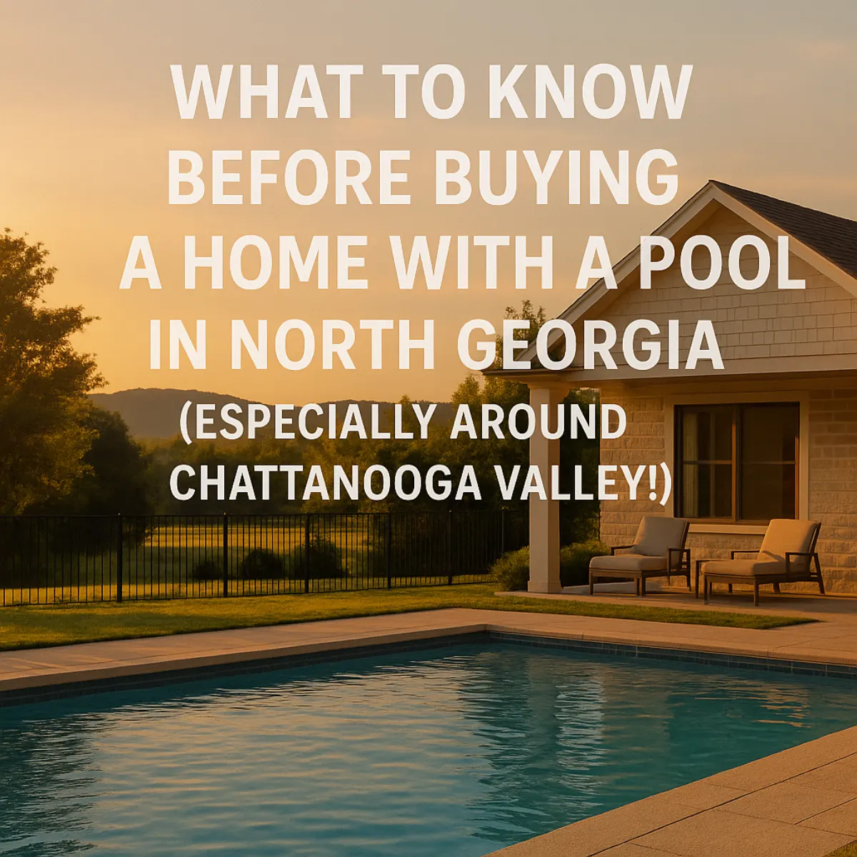 Buying a Home With a Pool in North Georgia: What to Know