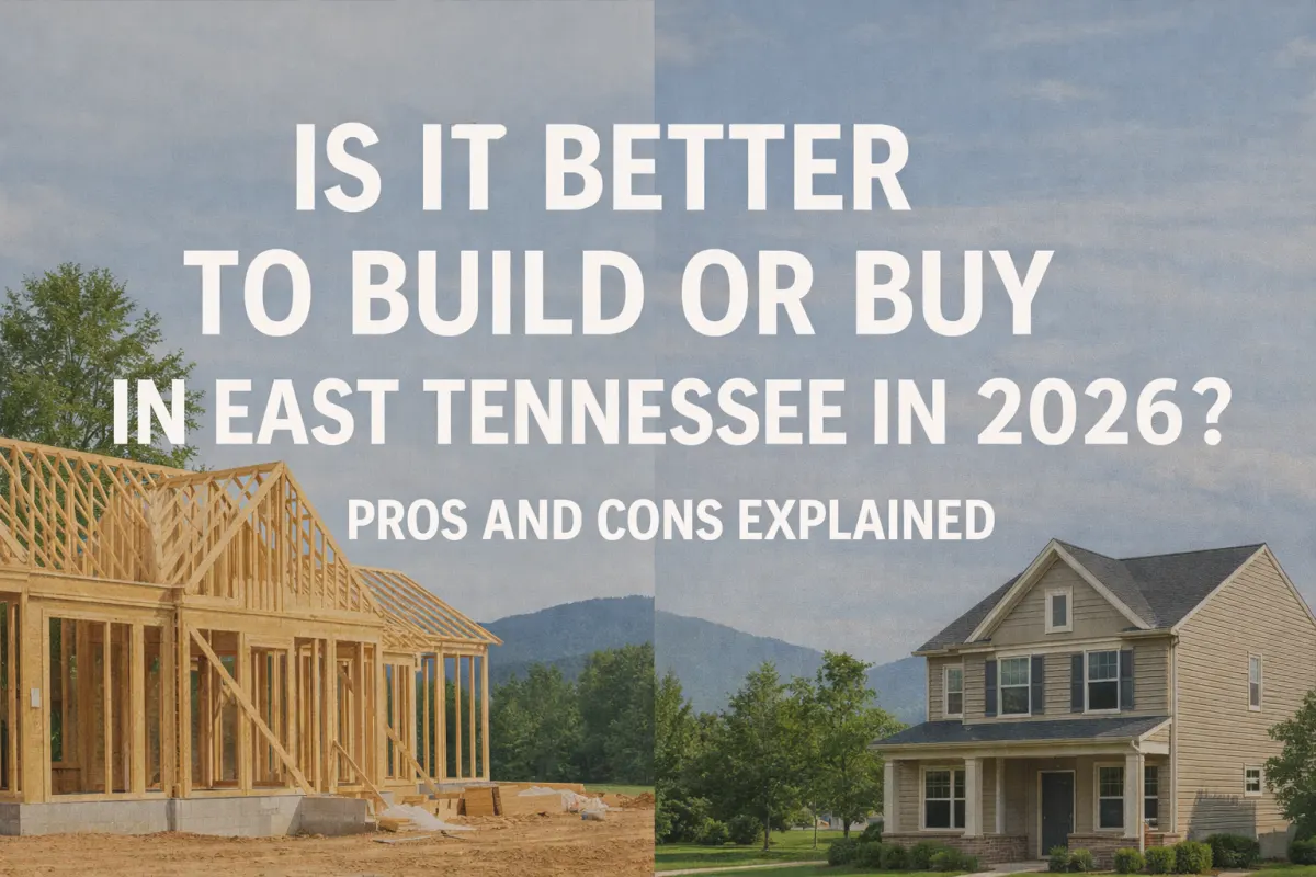 Build vs Buy in East Tennessee 2026: What’s Best?